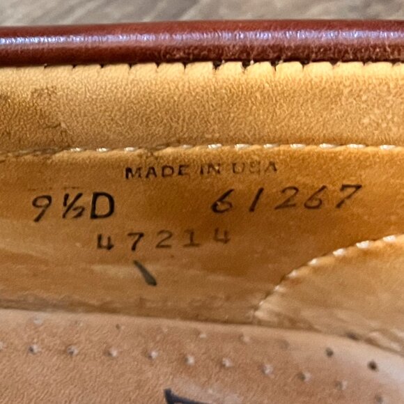 Allen Edmonds Cognac Leather Tassel Dress Shoes - Picture 11 of 11